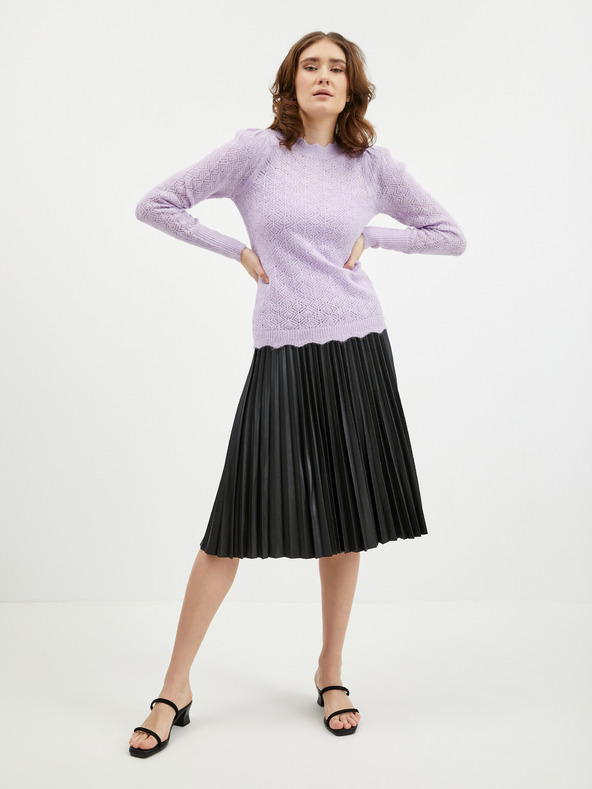 Orsay Svetlofialový dámsky kardigán s prímesou vlny ORSAY