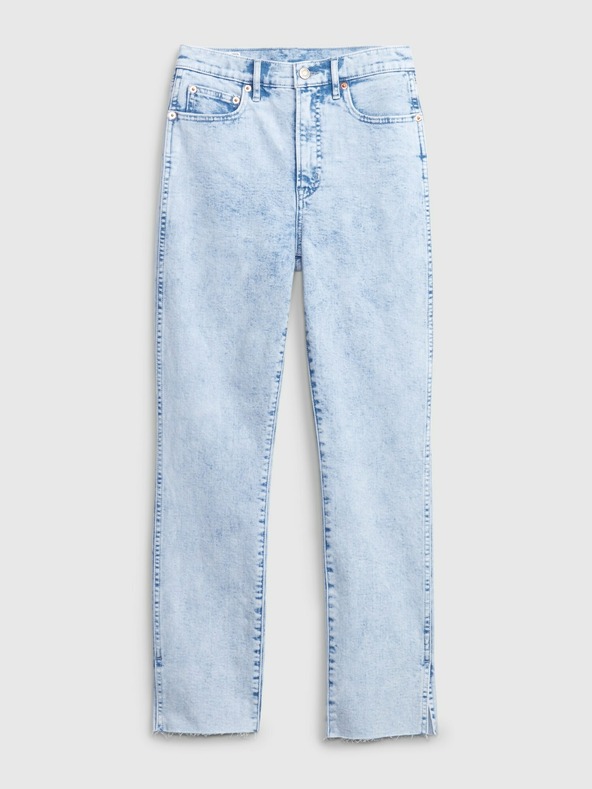 GAP Džínsy slim High Rise Split-Hem Vintage GAP