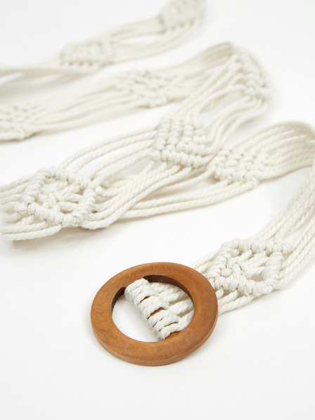 Orsay Biely dámsky opasok ORSAY