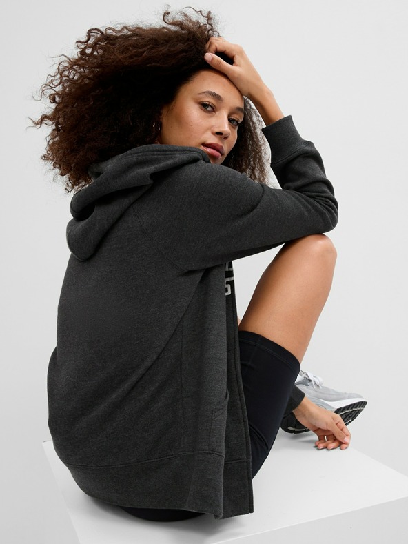 GAP Mikina s logom a fleece GAP