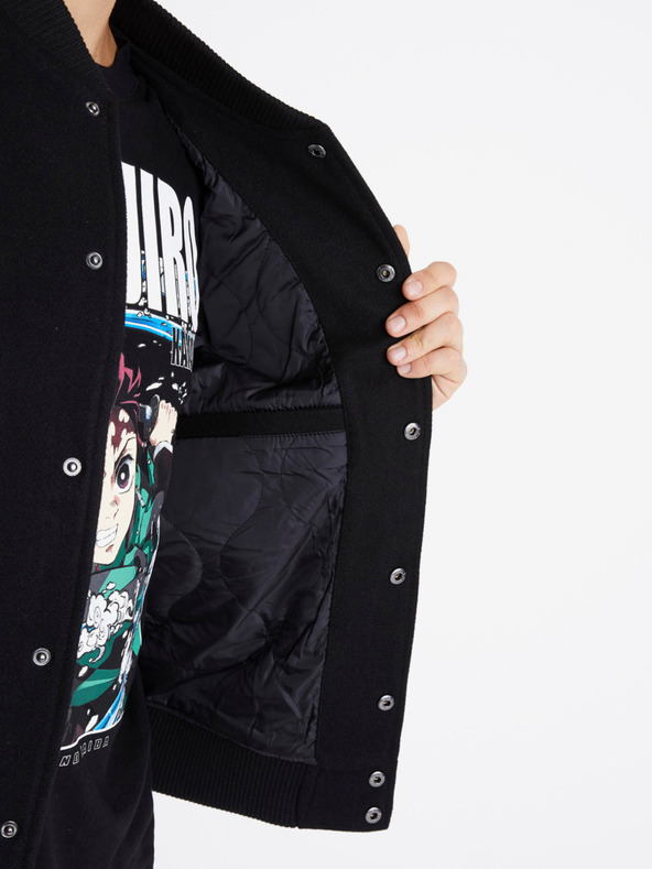 Celio Čierna pánska bunda Celio Demon Slayer