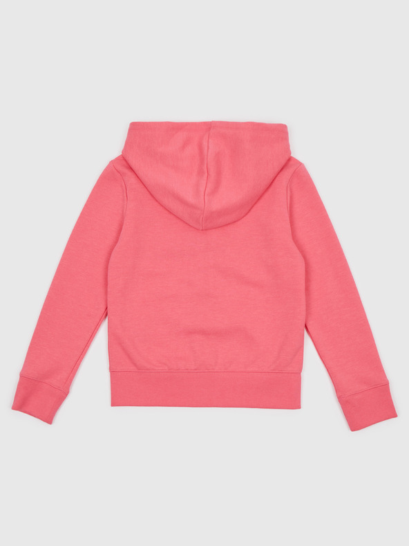 GAP Detská mikina s logom a fleece GAP