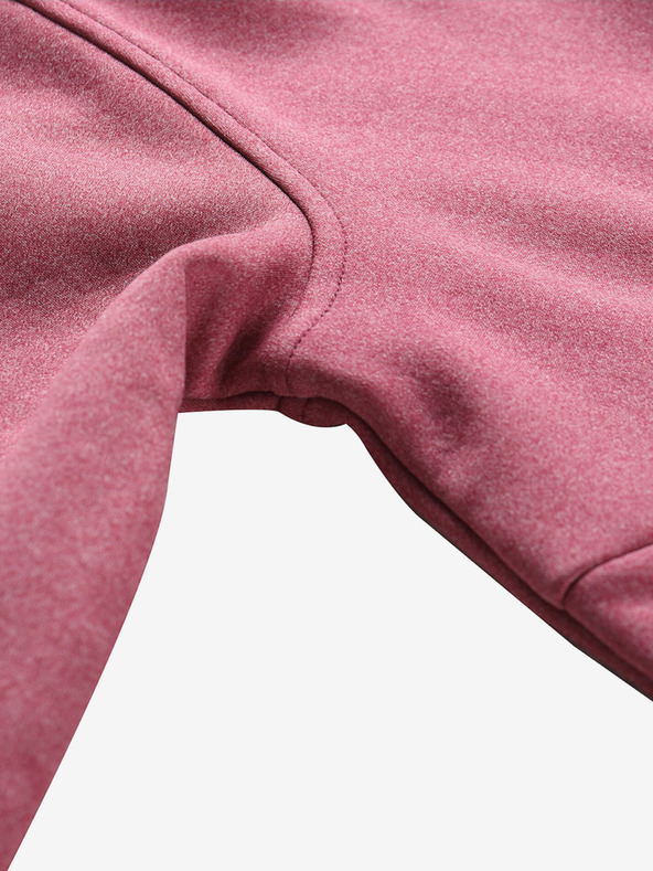 ALPINE PRO Ružová dievčenská športová mikina na zips ALPINE PRO Qerto