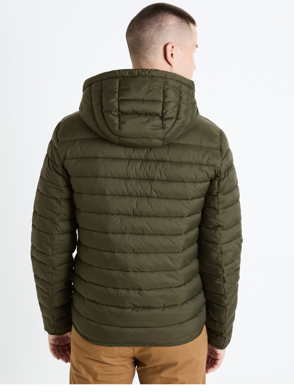 Celio Khaki pánska prešívaná bunda Celio Fububble