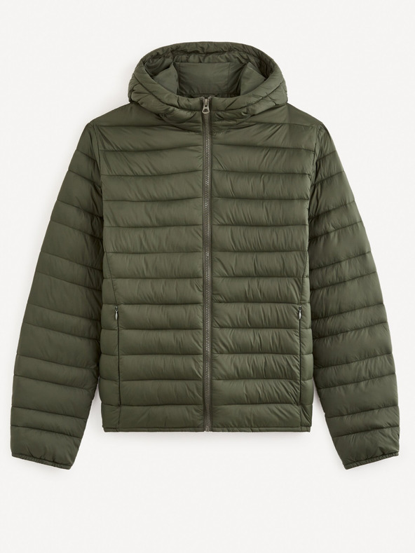 Celio Khaki pánska prešívaná bunda Celio Fububble
