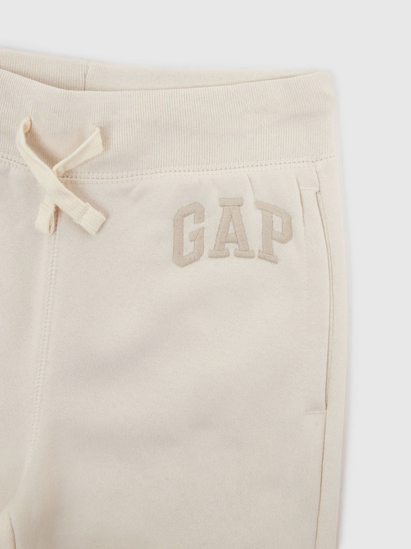 GAP Detské tepláky fleece s logom GAP
