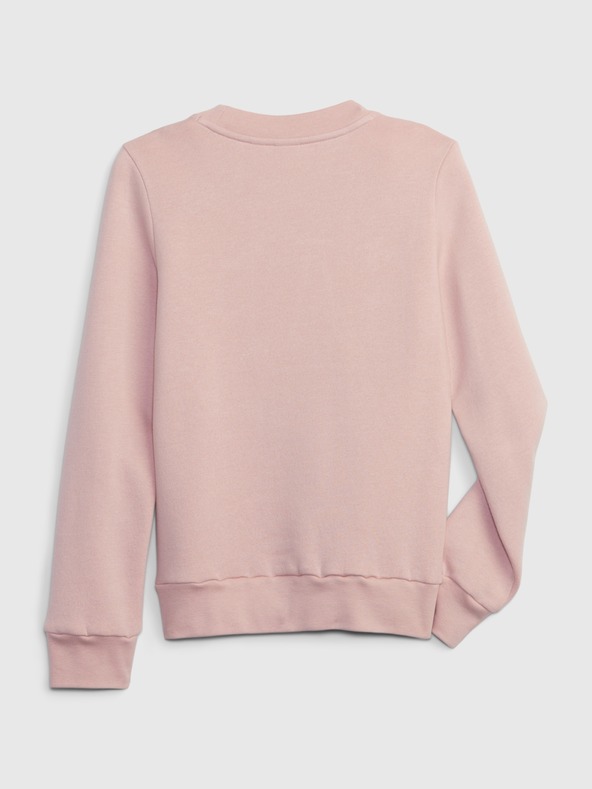 GAP Detská mikina s logom a fleece GAP