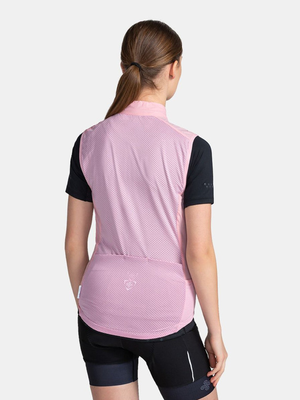 Kilpi Svetloružová dámska ľahká športová vesta Kilpi Flow