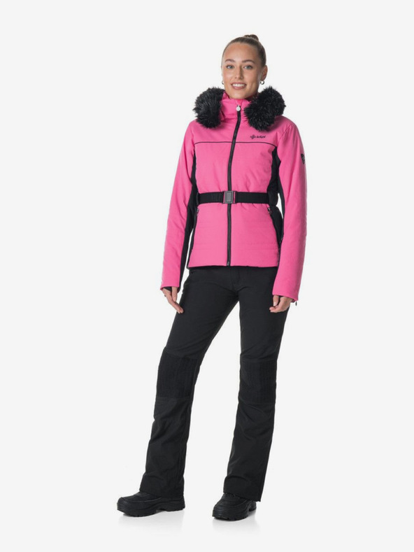 Kilpi Ružová dámska zimná lyžiarska bunda Kilpi Carrie