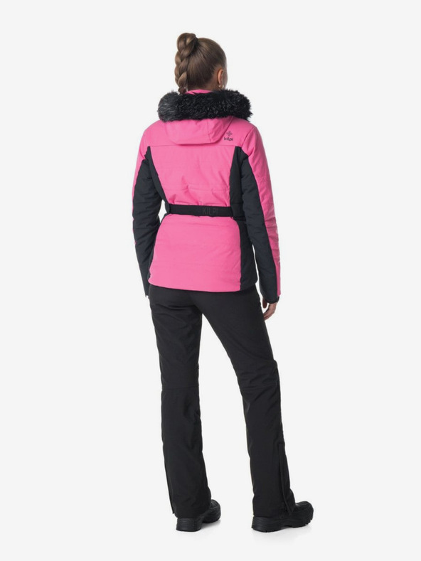 Kilpi Ružová dámska zimná lyžiarska bunda Kilpi Carrie