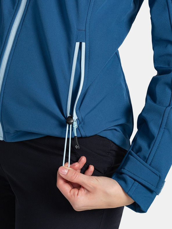 Kilpi Tmavomodrá dámska softshellová bunda Kilpi Rawia