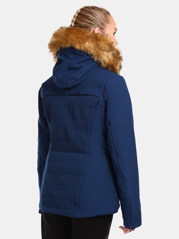 Kilpi Tmavomodrá dámska zateplená lyžiarska bunda Kilpi Emilin-W