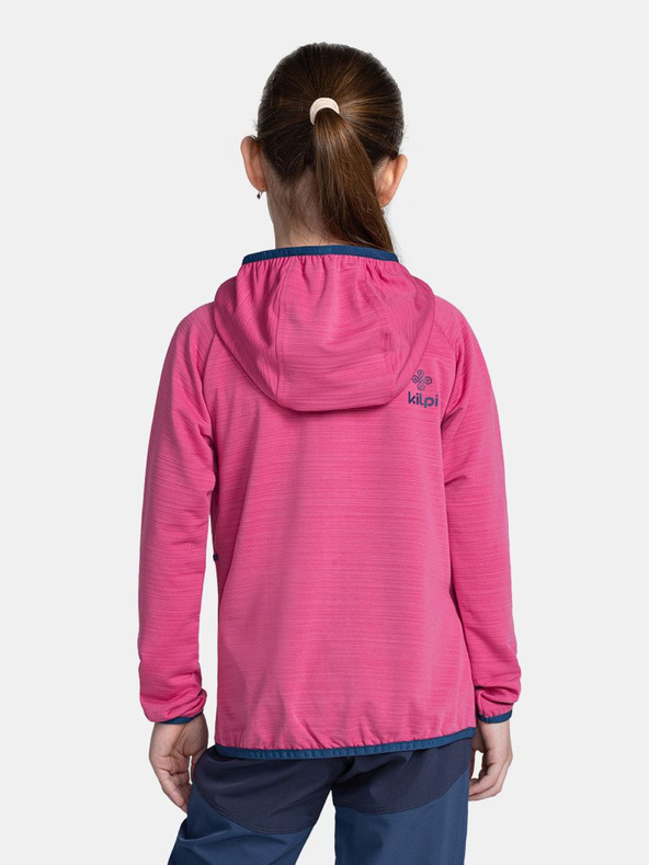 Kilpi Ružová dievčenská mikina Kilpi MEMPHIS-JG