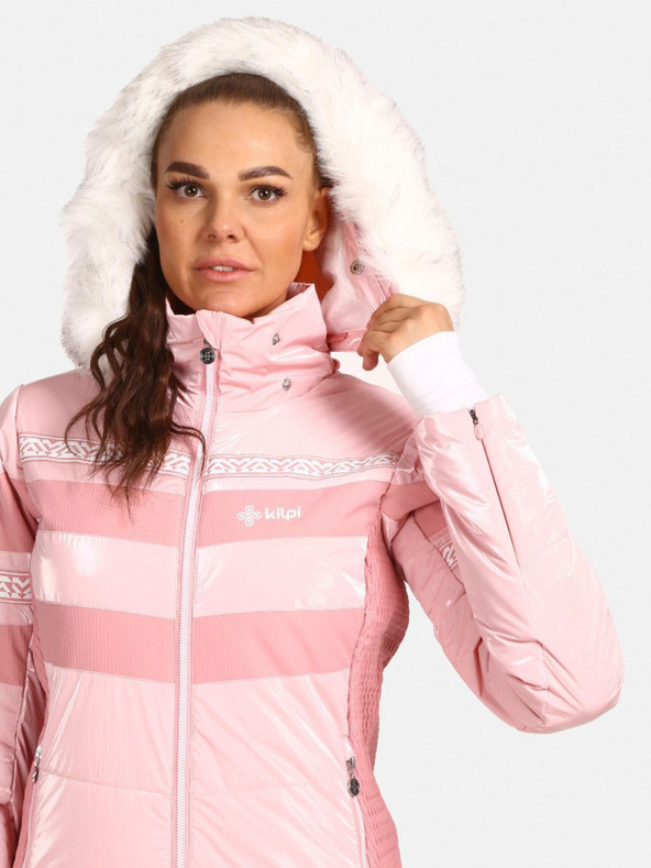 Kilpi Svetloružová dámska lyžiarska bunda Kilpi Dalila
