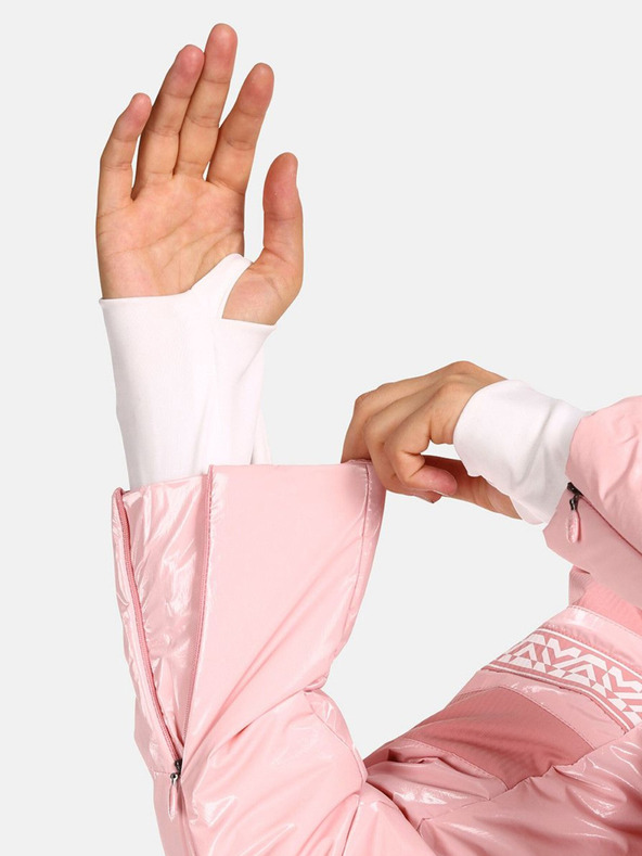 Kilpi Svetloružová dámska lyžiarska bunda Kilpi Dalila