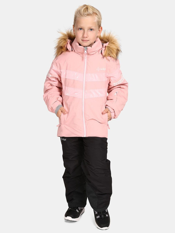 Kilpi Svetloružová dievčenská lyžiarska bunda Kilpi Dalila