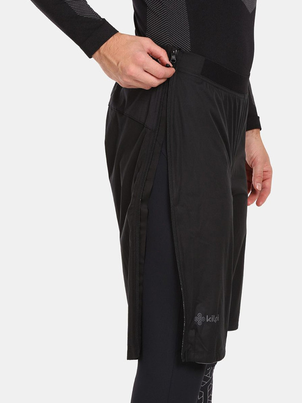 Kilpi Čierne pánske softshellové šortky Kilpi Aldine