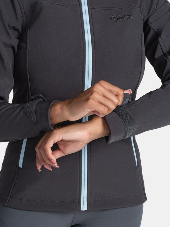 Kilpi Tmavosivá dámska softshellová bunda Kilpi Rawia