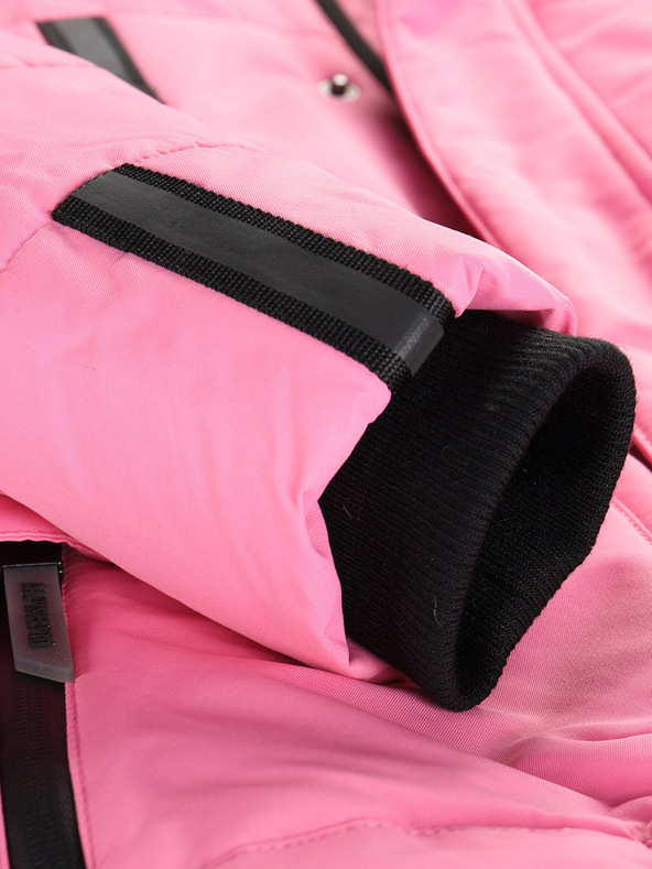 ALPINE PRO Ružová dievčenská bunda s membránou PTX Alpine Pro Werdo