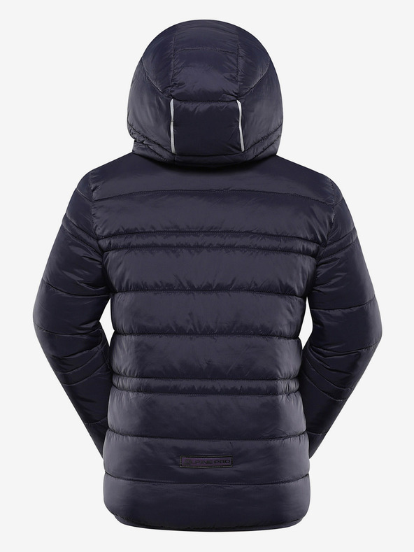 ALPINE PRO Detská obojstranná bunda hi-therm ALPINE PRO DOUWO modrá