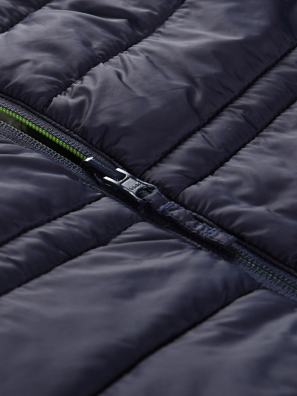 ALPINE PRO Detská obojstranná bunda hi-therm ALPINE PRO DOUWO modrá