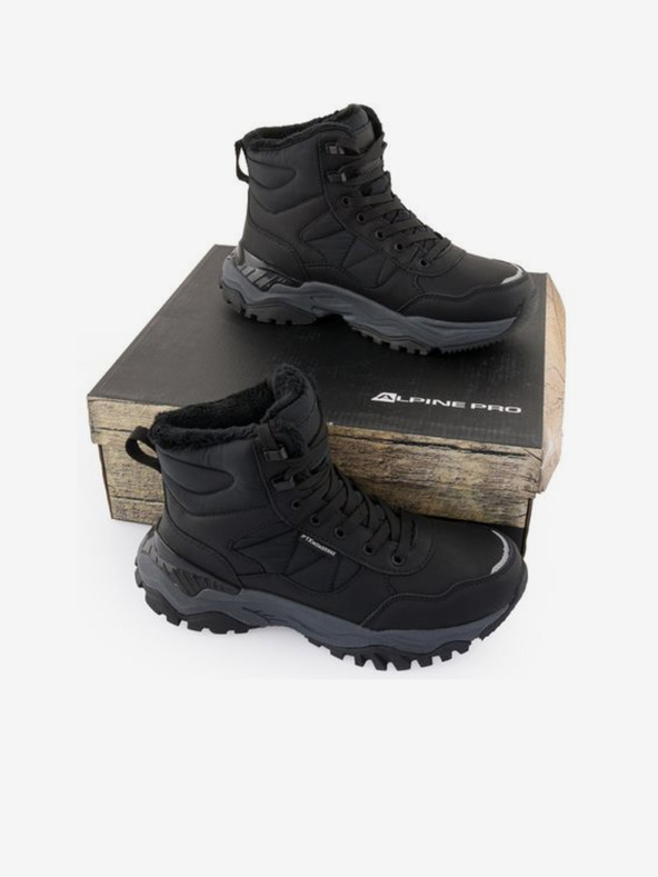 ALPINE PRO Čierne dámske členkové topánky Alpine Pro ONIHA