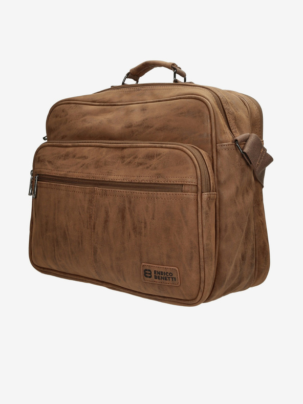 Enrico Benetti Enrico Benetti Rotterdam 15" taška na notebook 20 l Camel