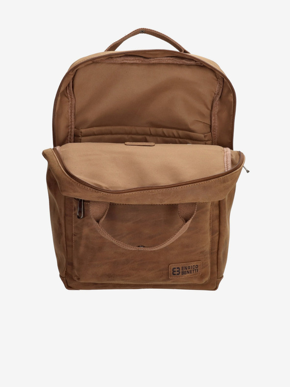 Enrico Benetti Batoh Enrico Benetti Rotterdam 13" batoh na notebook Camel