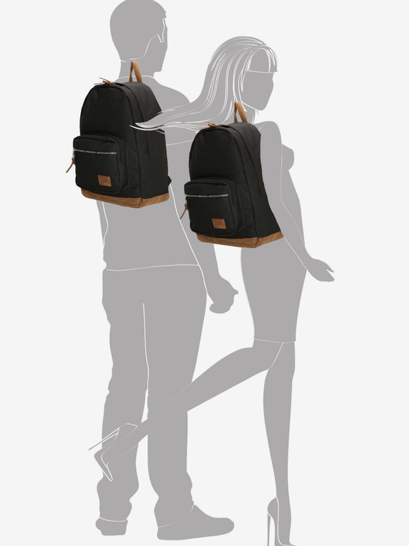 Enrico Benetti Batoh Enrico Benetti Santiago Notebook Backpack 22 l Black