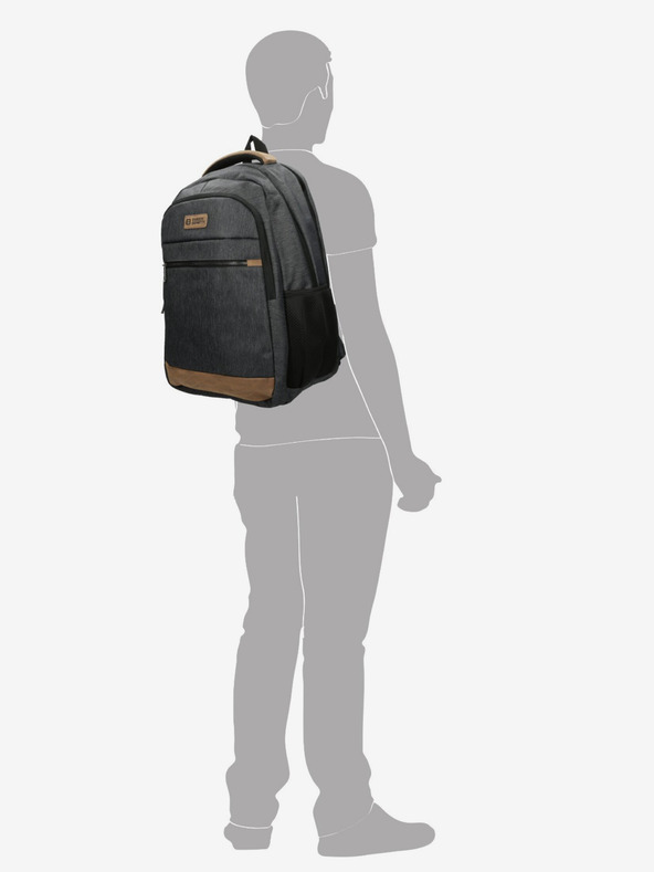 Enrico Benetti München 17" Notebook Grey Batoh