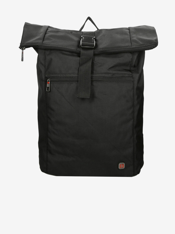 Enrico Benetti Enrico Benetti Cornell 17" batoh na notebook Roll Top Black
