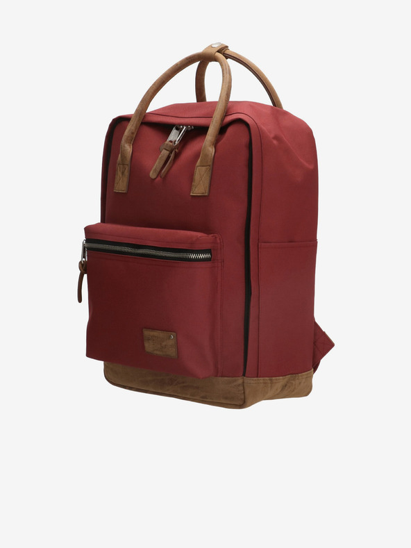 Enrico Benetti Batoh Enrico Benetti Santiago Notebook Batoh 17 l Bordeaux