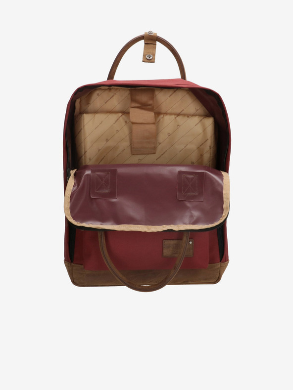 Enrico Benetti Batoh Enrico Benetti Santiago Notebook Batoh 17 l Bordeaux