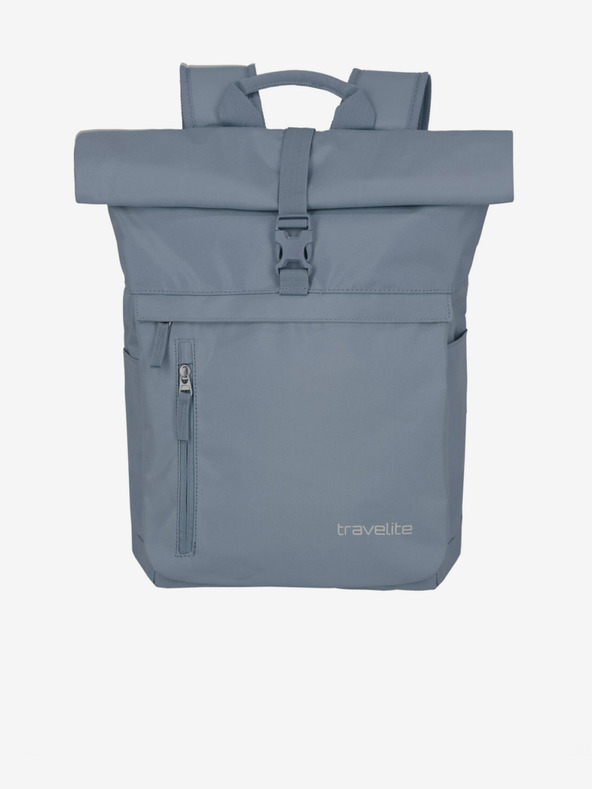 Travelite Batoh Travelite Basics Roll-up Backpack Smoke blue