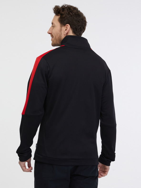 Sam 73 Čierna pánska mikina na zips SAM 73 Lucas