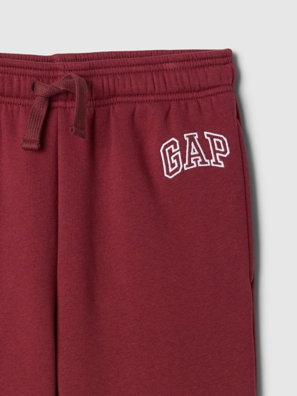 GAP Detské tepláky fleece logo army GAP