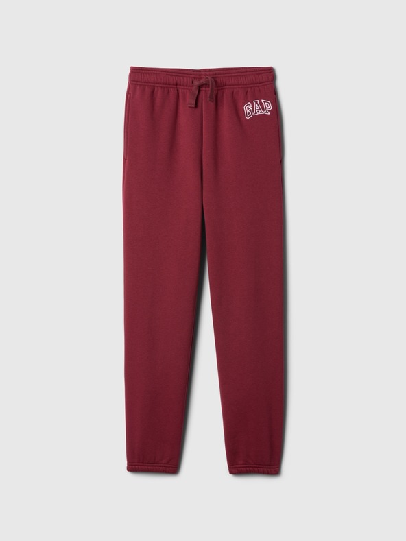 GAP Detské tepláky fleece logo army GAP