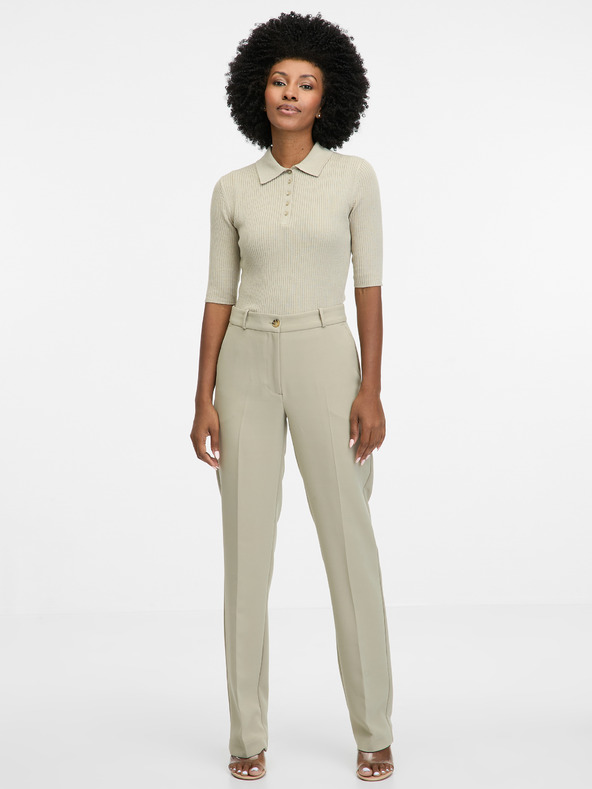 Orsay Šedé dámske tričko s krátkym rukávom ORSAY