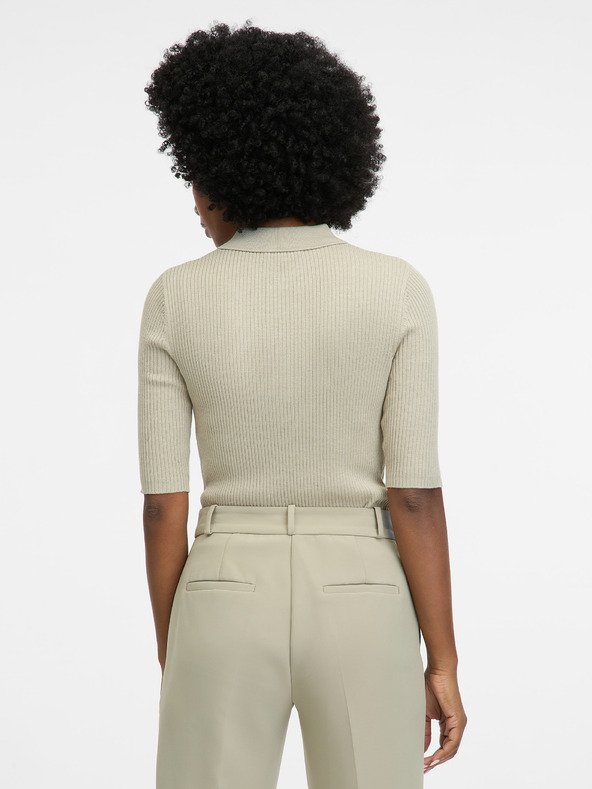 Orsay Šedé dámske tričko s krátkym rukávom ORSAY