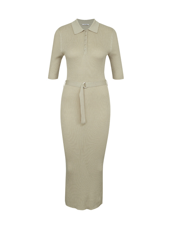 Orsay Šedé dámske midi šaty ORSAY