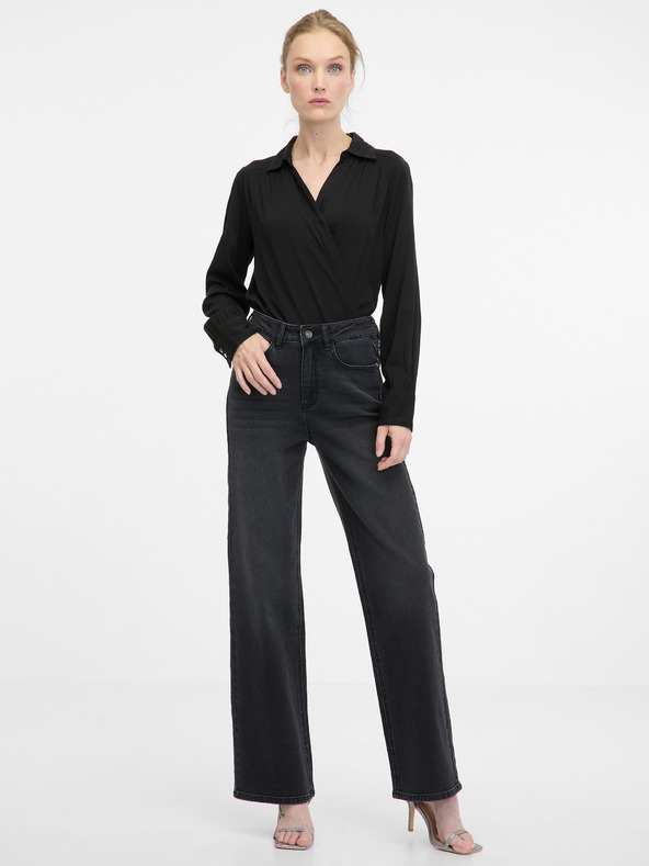 Orsay Čierna dámska blúzka ORSAY