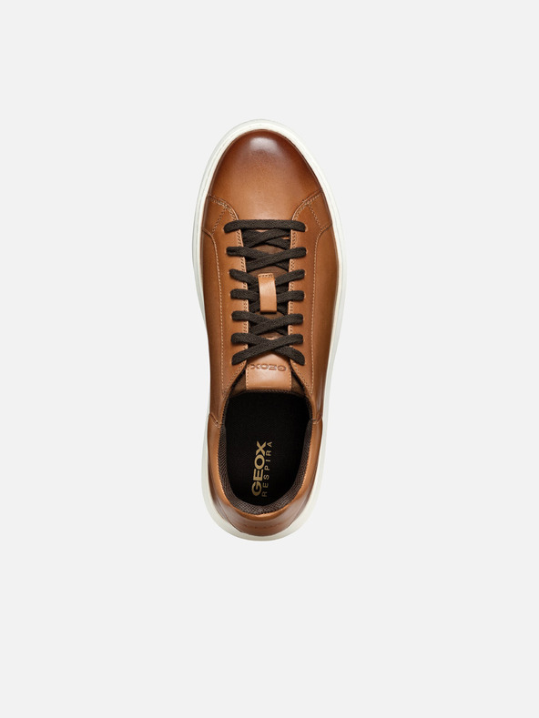 Geox Hnedé pánske tenisky Geox Deiven