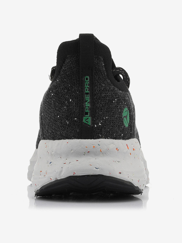 ALPINE PRO Unisex mestská obuv ALPINE PRO HUNE čierna