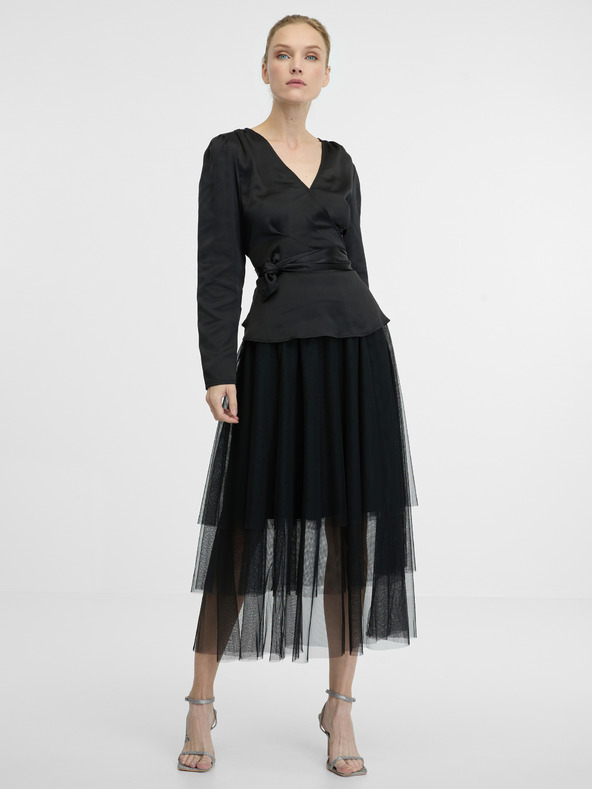 Orsay Čierna dámska blúzka ORSAY