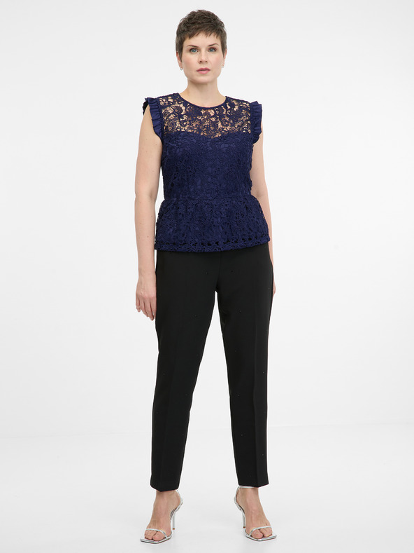 Orsay Tmavomodrá dámska blúzka ORSAY