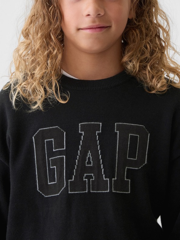 GAP Detský sveter s logom GAP