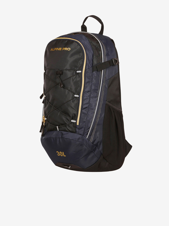 ALPINE PRO Čierno-modrý unisex outdoorový batoh 30l ALPINE PRO GORME