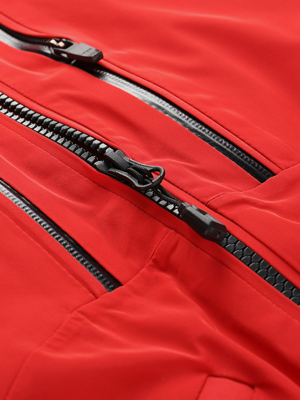 ALPINE PRO Pánska lyžiarska bunda s membránou ptx ALPINE PRO REAS olympic red