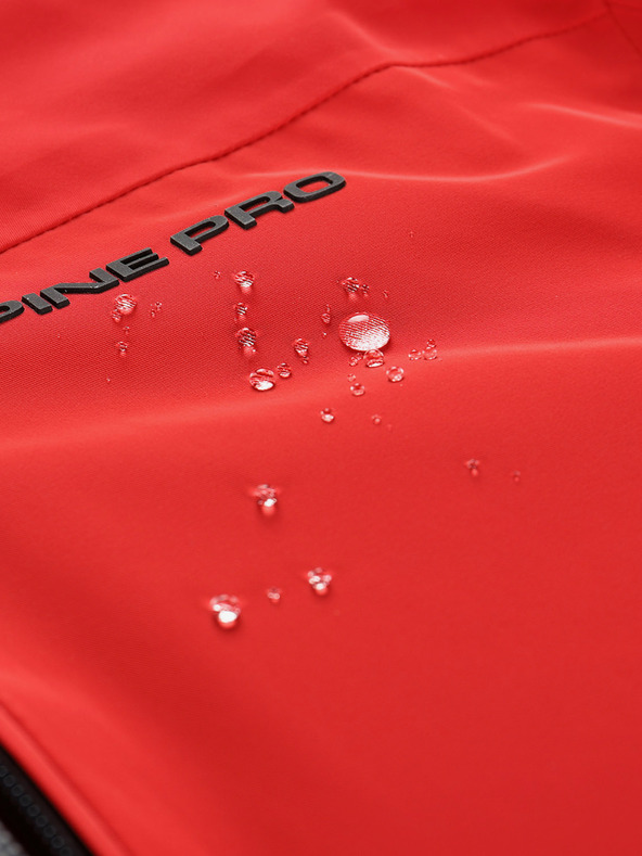 ALPINE PRO Pánska lyžiarska bunda s membránou ptx ALPINE PRO REAS olympic red