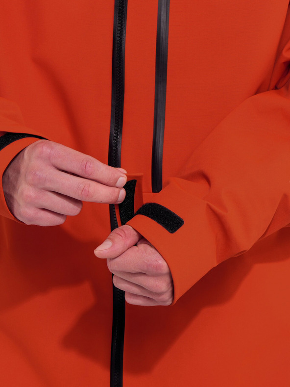 Horsefeathers Trojvrstvová bunda Terra - červená hlina Horsefeathers